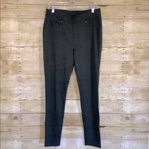 Seven7 Pull On leggings Ponte Heather Charcoal gray(not black